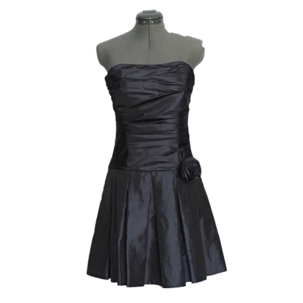 max and Cleo 💕 Deep Blue/Gray Cocktail Dress Size 4